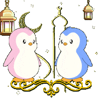Hari Raya Couple Sticker by Pudgy Penguins