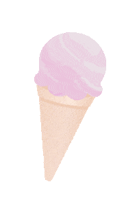 Melting Ice Cream Sticker by BY ECOM