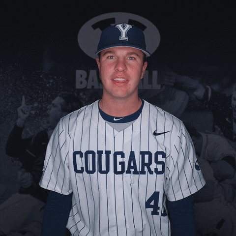 Sport Baseball GIF by BYU Cougars