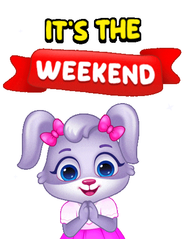 Its Friday Weekend Sticker by Lucas and Friends by RV AppStudios
