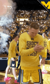 Go Blue March Madness GIF by Michigan Athletics