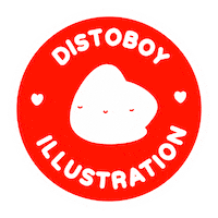 Logo Illustration Sticker