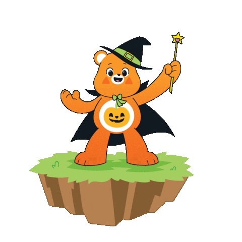 Trick Or Treat Halloween Sticker by Care Bear Stare!