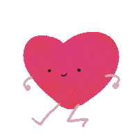 zandraart love happy dance heart Sticker