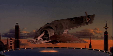 the empire strikes back slave l GIF by Star Wars