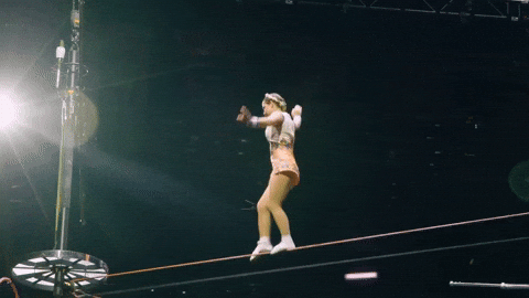 Circus Balance GIF by Ringling Bros. and Barnum & Bailey