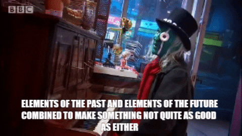 giphygifmaker future past mighty boosh combined GIF
