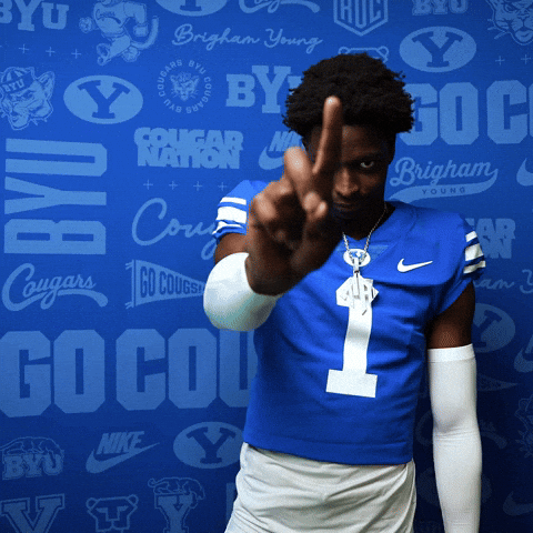 College Football Go Cougs GIF by BYU Cougars