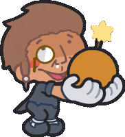 Excited Bomb Sticker by Ng Khai Hong