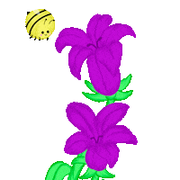 Sandyllustration cute kawaii flower flowers Sticker