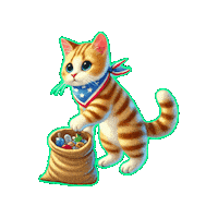 Cat Cleanup Sticker by Natur-Clean-up