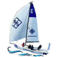 Water Ship Sticker by Rohde & Schwarz