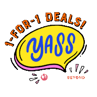 Happy 1-For-1 Sticker by Burpple