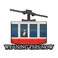 Cable Car Gondola Sticker