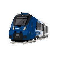 vlexx train reisen blau mainz Sticker
