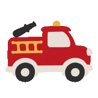 Max Firetruck Sticker by Maxomorra