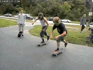 skateboarding win GIF by Cheezburger