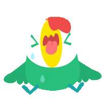 Tired Worn Out Sticker by Jiligaga