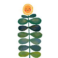 AlishaJensen happy flower surprise shock Sticker