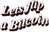 bitcoin flip Sticker by AnimatedText