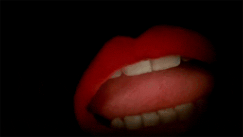 the rocky horror picture show lips GIF