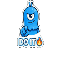 You Got This Lets Go Sticker by Momo & Tulus