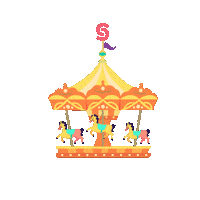 Salonizednl cirque carrousel salonsoftware salonized Sticker