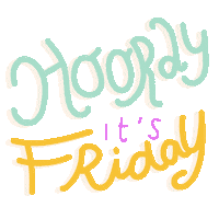 friday text Sticker by Muchable