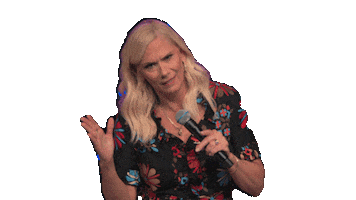 leannemorgancomedy really grrr what the heck just getting started Sticker
