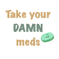 Mental Health Drugs Sticker