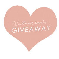 Valentines Giveaway Sticker by Freckley Design