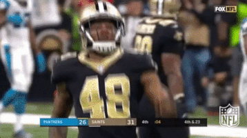 new orleans saints football GIF by NFL