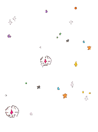 Star Moon Sticker