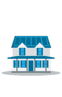 Renewable Energy House Sticker by Blue Raven Solar