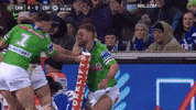 Nrl Green Machine GIF by Canberra Raiders
