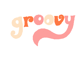 maxjuliab typography peace groovy 60s Sticker
