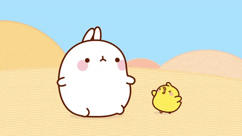 lonely friends GIF by Molang.Official