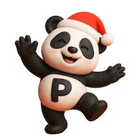 Panda Sticker by Pandastic Studio