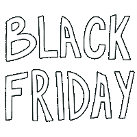 Black Friday Sticker Sticker by patternbase