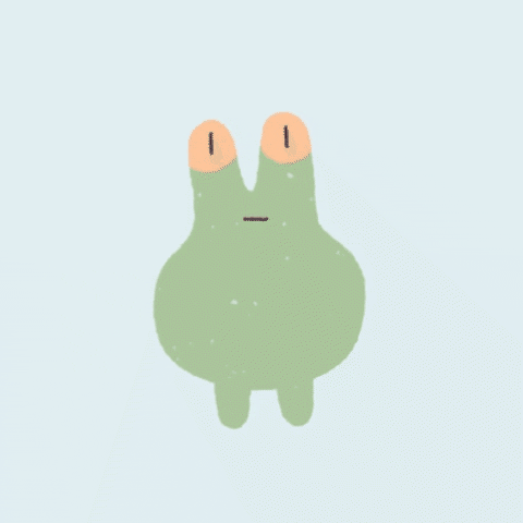 ivangulizia giphyupload no nope frog GIF
