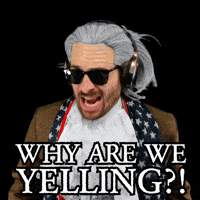 Yelling All Caps GIF