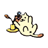 neko atsume STICKER by imoji