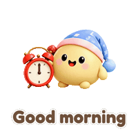 Happy Good Morning Sticker by MAMETOMO