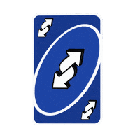 Reverse Card Game Sticker by Bundesschülervertretung