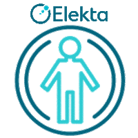 Radiation Therapy Spinning Sticker by Elekta