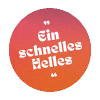 Schnelles-Helles Sticker by walserdruck