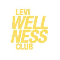 leviwellnessclub levi levi wellness club leviwellnessclub Sticker
