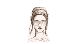 Girl Summer Sticker