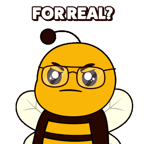 For Real Ugh Sticker by Plan Bee Studios