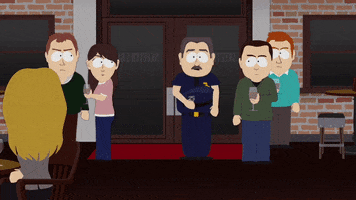 bar police GIF by South Park 